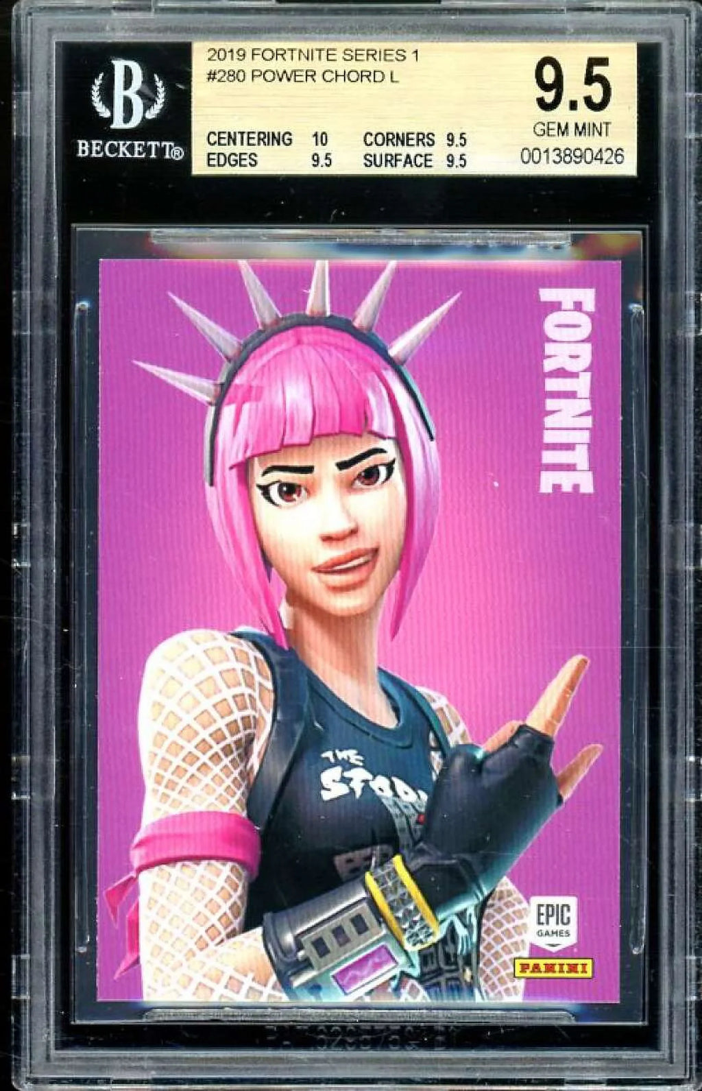 2019 9.5 Power (pop Series 9.5 BGS 9.5 Chord 9.5) (10 USA 2) 1 #280 Fortnite