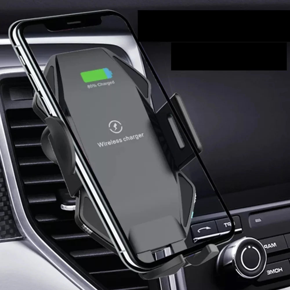 LG, Car iPhone, Air Sensor Wireless Phone Compatible Samsung, Windshield Smart Clamping Car Google, 10W Mount, Dashboard Auto Saoqi Charger, for etc Vent Holder