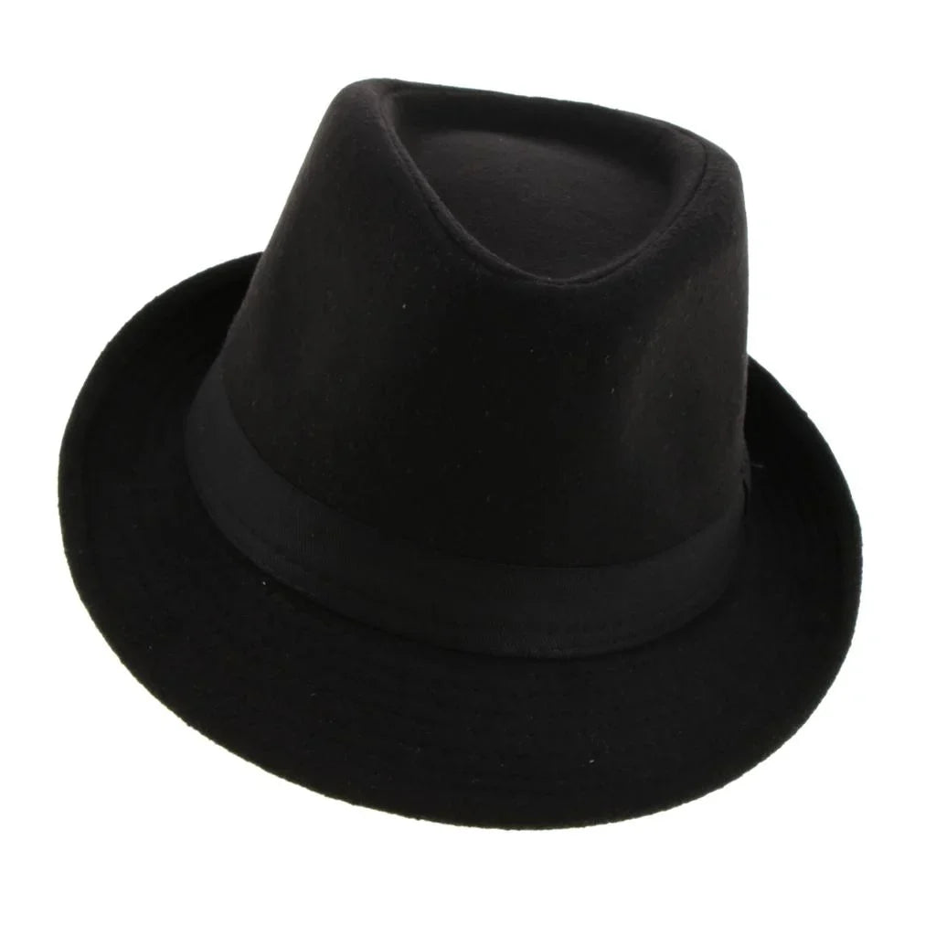 Hat Manhattan , Bowler Fedora Panama Hat Cap Segolike Retro Structured Size Winter , 2Pack