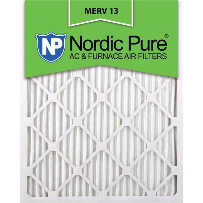 Pack AC Nordic in. 22-1-4x25x1ExactCustomM13-6 x 25 MERV - 13 22.25 Filters, of x Exact Furnace Pure 6 1