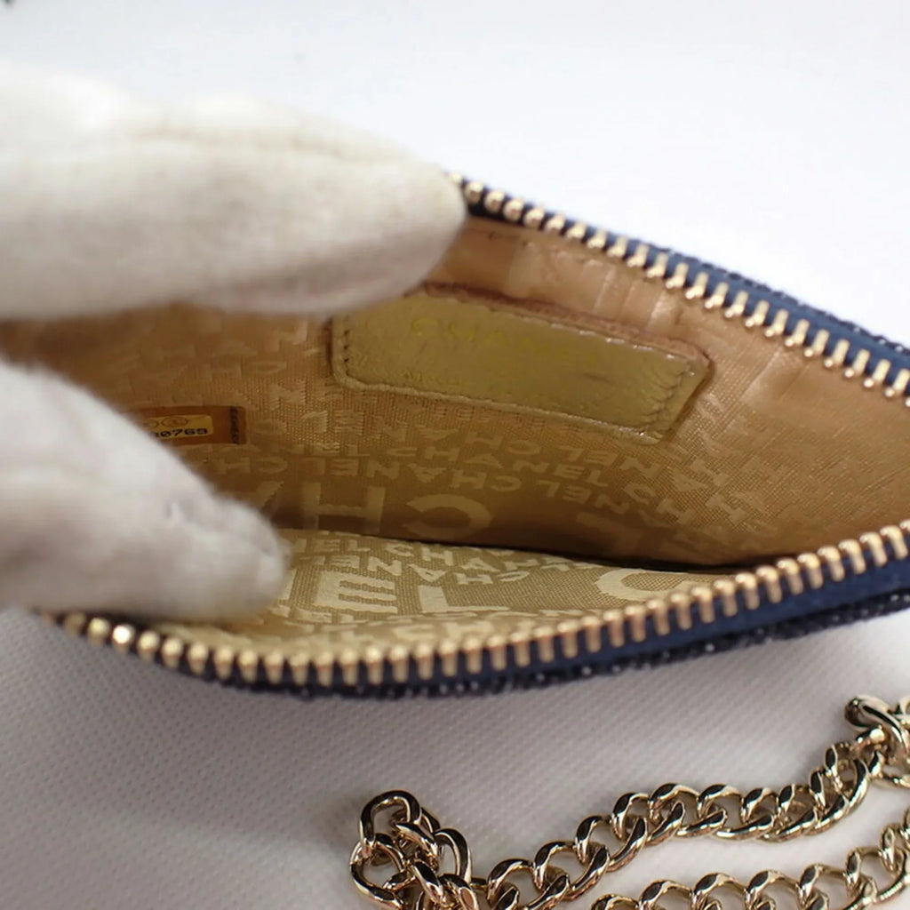 CHANEL chain coin Chanel sparkling (Good) pouch case Pre-Owned