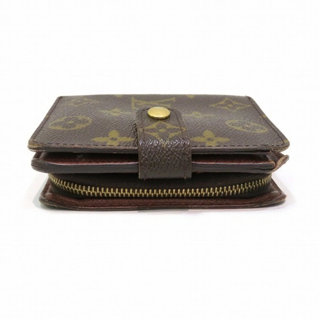Men's M61667 Louis (Fair) Wallet Zip Vuitton Bifold Women's Compact Monogram Pre-Owned