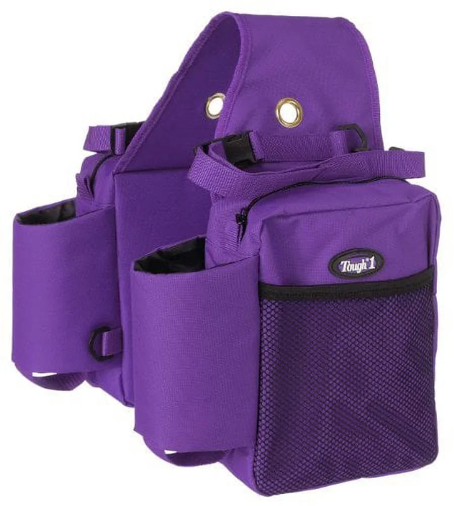 Holders Tough1 Saddle Nylon Purple w/Bottle Bag