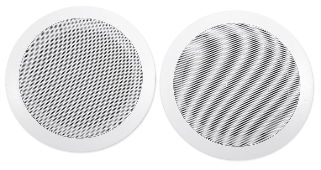 Amp/Home Rockville Ceiling 6.5" Theater Receiver+(8) Speakers LED White Tube