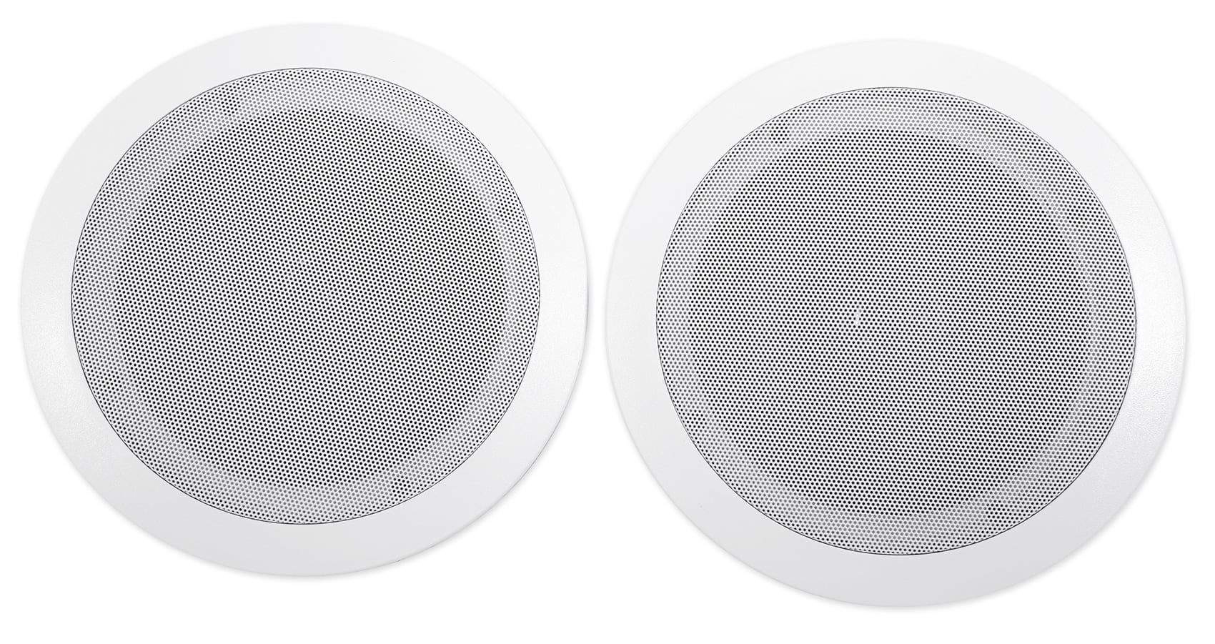 Amp/Home Rockville Ceiling 6.5" Theater Receiver+(8) Speakers LED White Tube