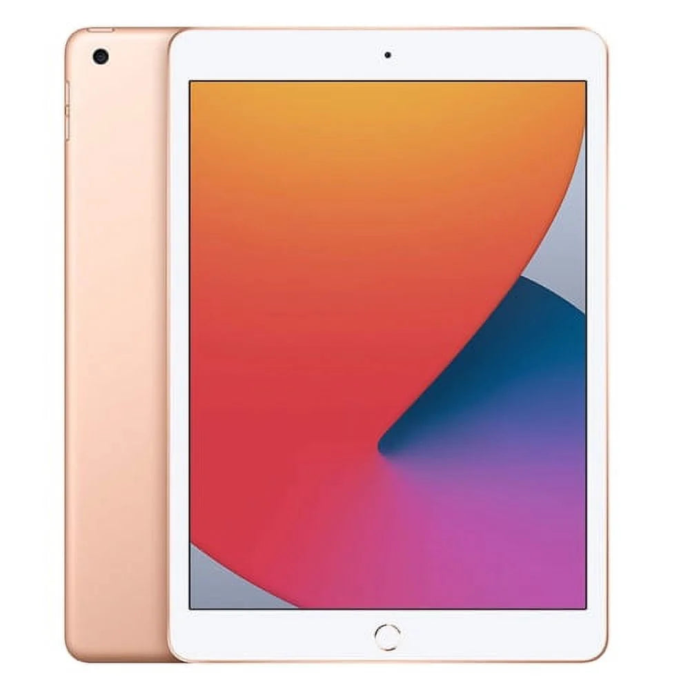 (2020) (8th - - - iPad 32GB 8 Unlocked - - Gen) Apple - Pre-Owned Cellular Good Refurbished Gold + 10.2" Wi-Fi