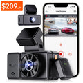 E3 Parking WiFi Vision, Triple Mode, Rear IR 1944P+1080P+1080P 512GB STARVIS Support Cam with GPS Hours Control, Night Way Camera Voice 3 2.5K 24 Dash and Channel Vantrue Front Dash 3 Max Inside,