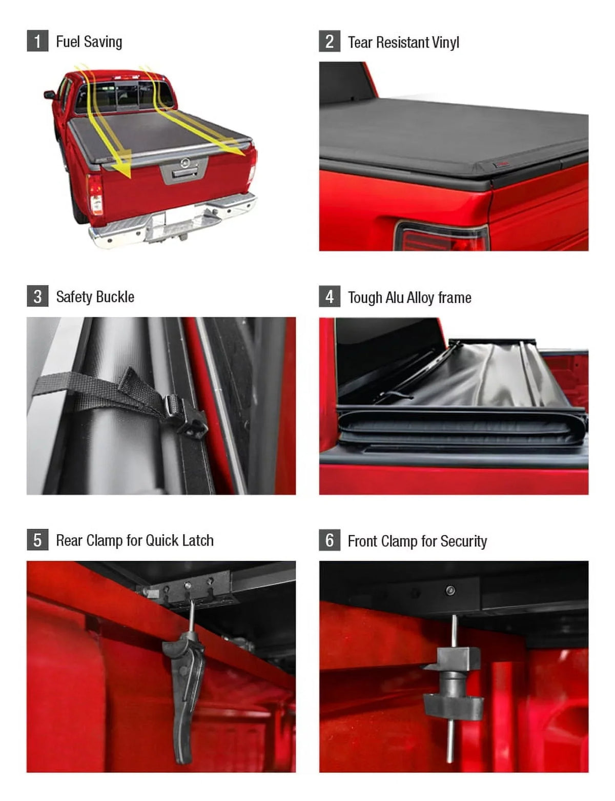 Soft Compatible Ram | 2002-2018 | Bed 2003-2023 Truck Tonneau 2019-2023 Classic 2500 TCD484011 (76") 6'4" Bed 1500; Quad-fold Cover Dodge 3500; with MaxMate