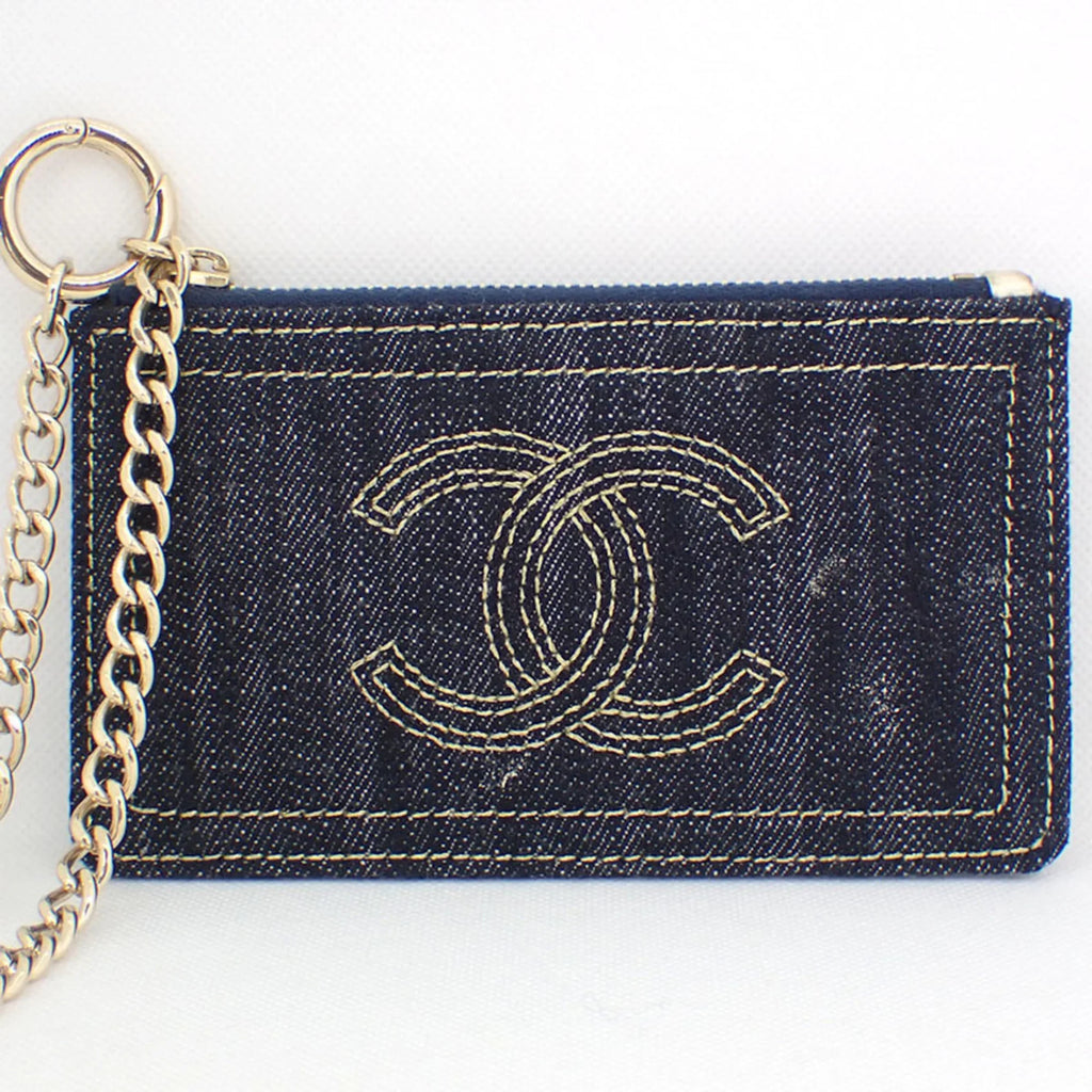 CHANEL chain coin Chanel sparkling (Good) pouch case Pre-Owned