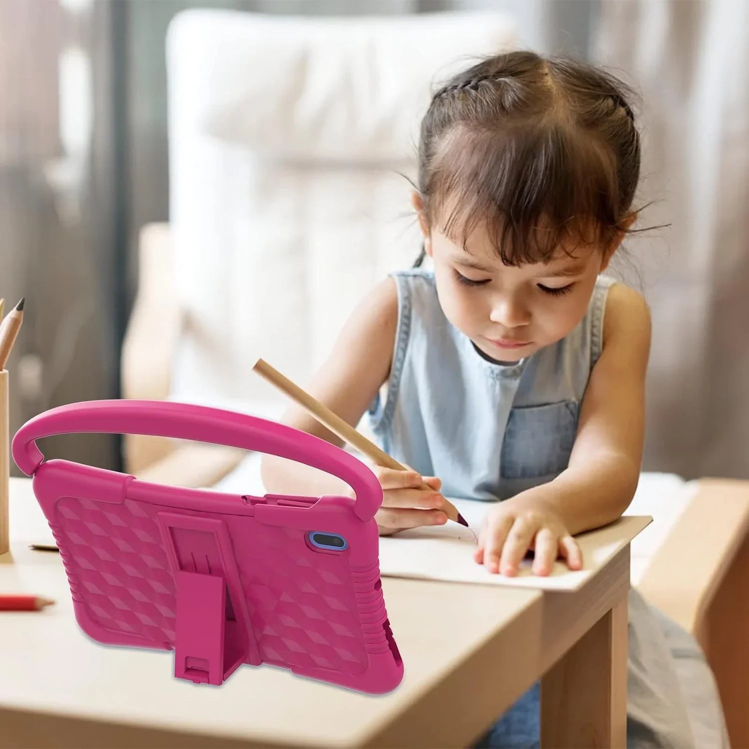 Camera Kids inch Educational Control, Kids Android Kids for Tablets WiFi Netflix Kids Pre-Installed Software Tablet 11 Kid-Proof YouTube Tablet 32G Dual with Parental Toddler 7 Games Tablet