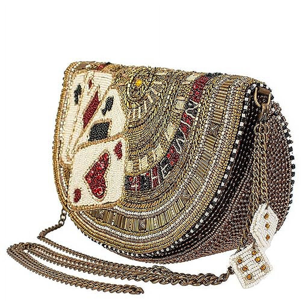 Frances Clutch Mary the Win Gold 4 Crossbody Casino Handbag,