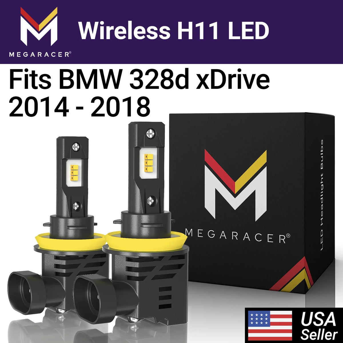 2014 12000LM Racer Light H9 LED White 14 2015 Mega xDrive 328d H16 12V xDrive H11 BMW H8 Bulbs Fog 18 Wireless 15 16 2016 6500K Headlight Cool 50W Replacement 2017 17 328d 2018 Automotive BMW