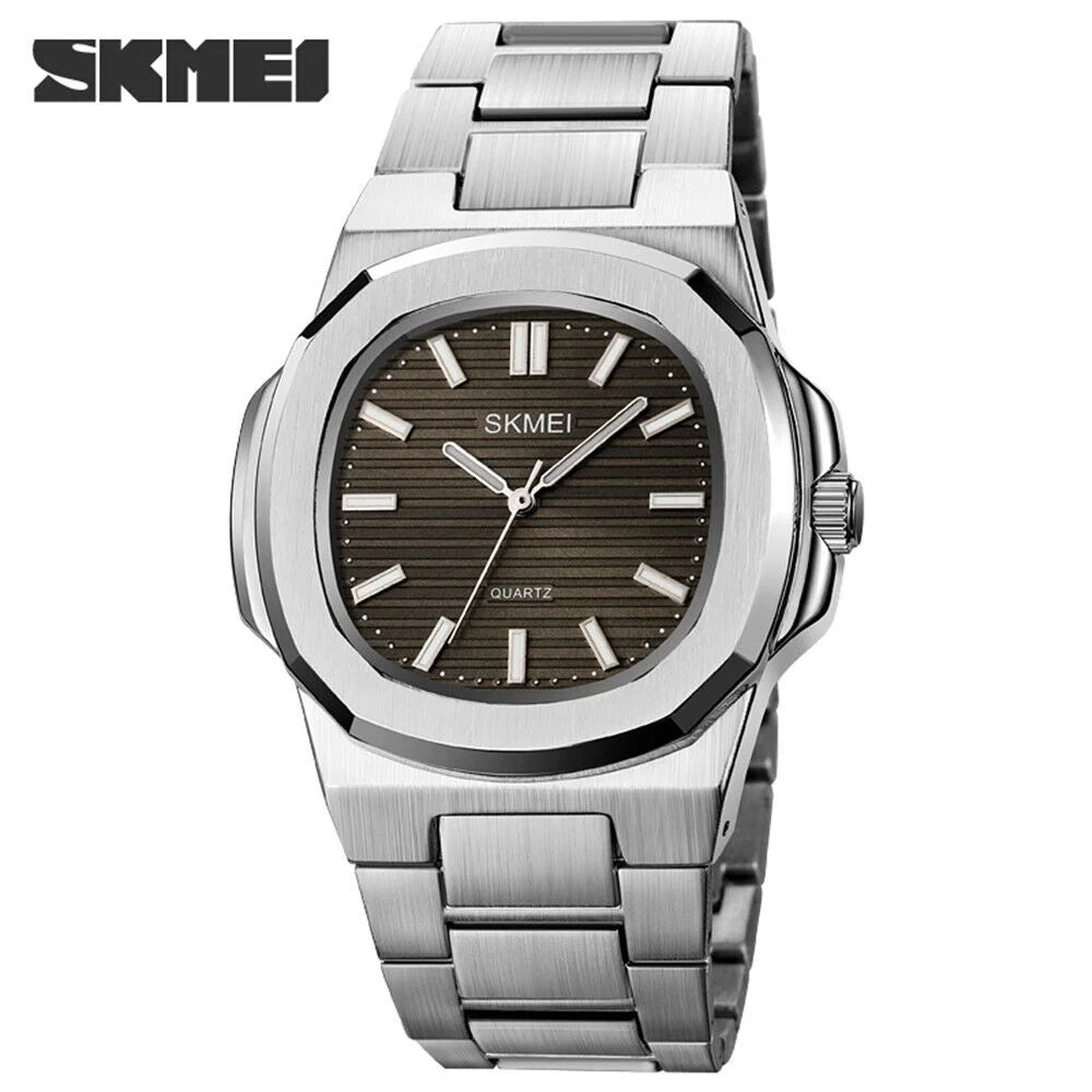 Luxury Watch Steel Business Gold Male For Men Gift Wristwatch Quartz