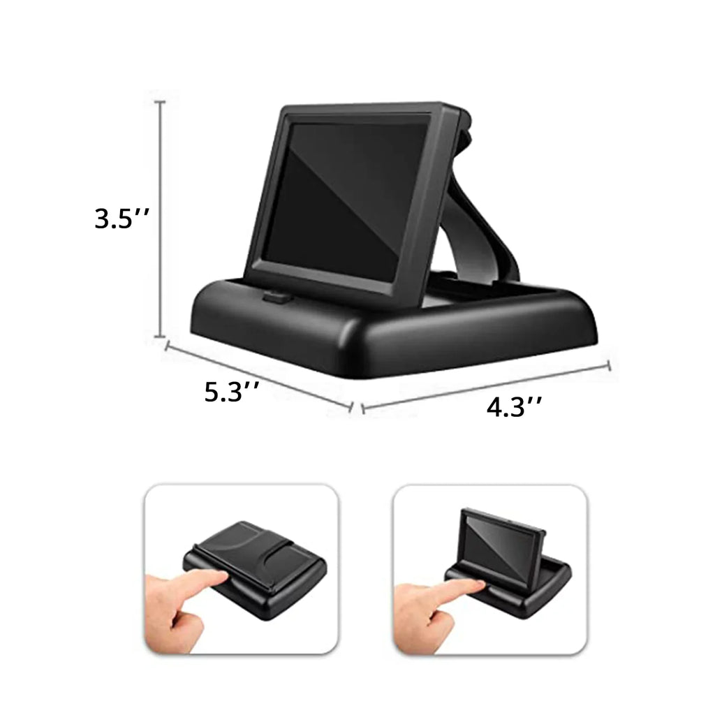 for Baby Car View Seat with Ideal Monitor Night Rear Crystal Infrared Radirus Vision, Facing Clear Camera,