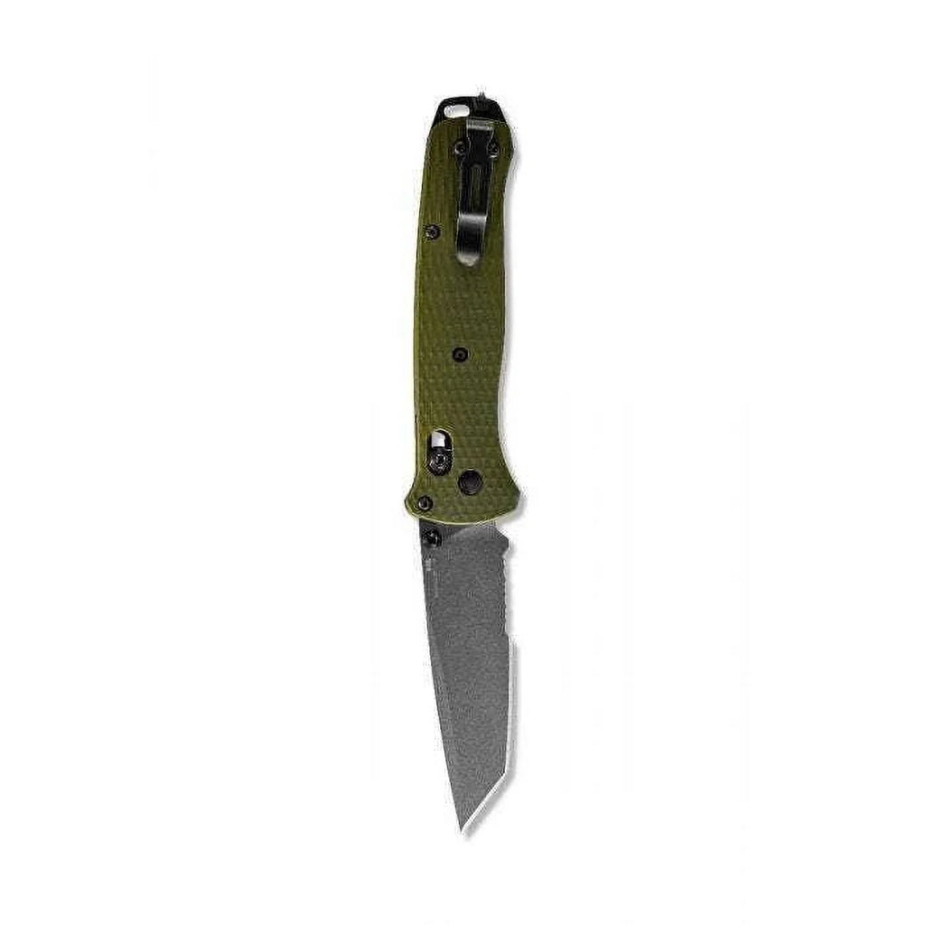 Axis Serrated 537SGY-1 Super Bailout Coated Tanto Benchmade Steel Tool CPM-M4 Knife Grey