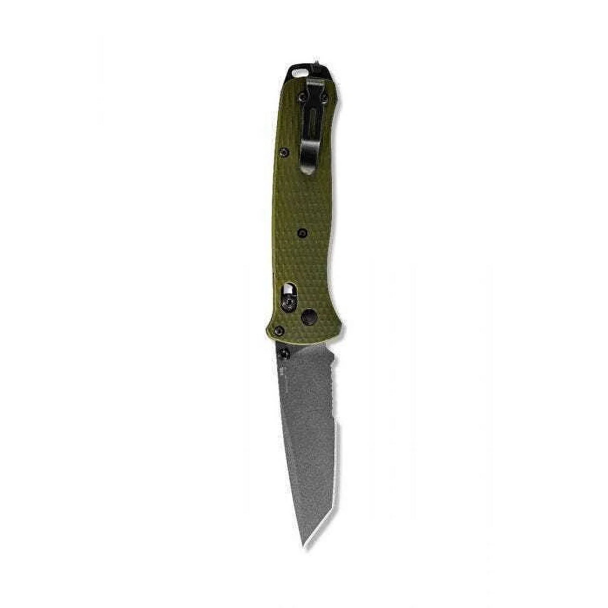 Axis Serrated 537SGY-1 Super Bailout Coated Tanto Benchmade Steel Tool CPM-M4 Knife Grey