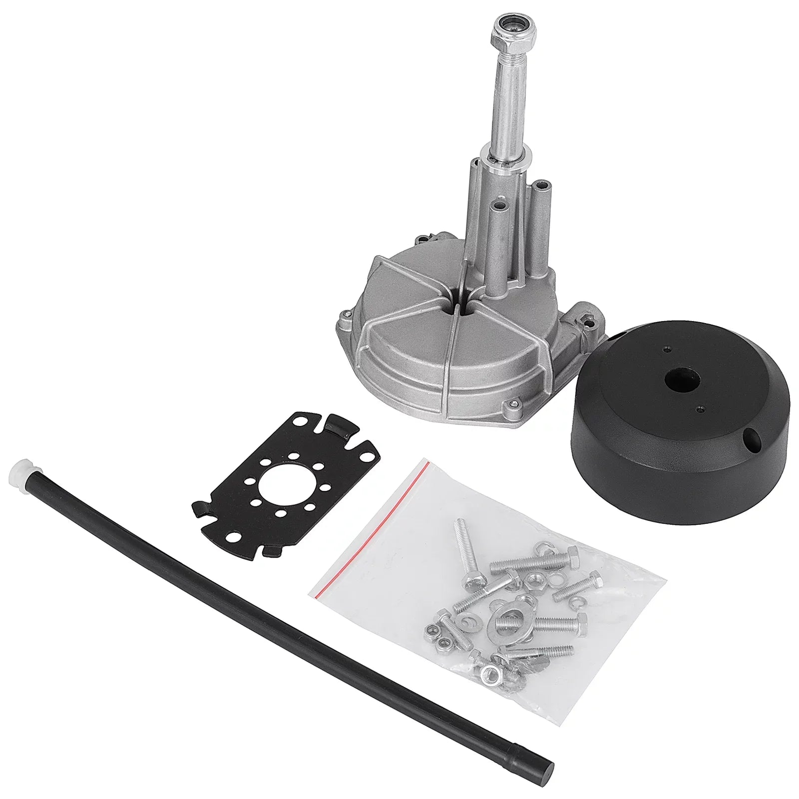 Cable Boat Accessories Ft. 12 Steering VEVORbrand Outboard Ft. Wheel, In. Rotary Mechanical with Boat 12 13