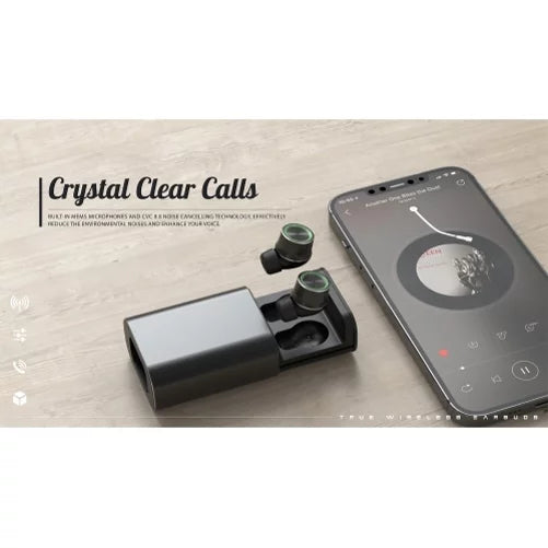 True 5G 6 Headphones Case 5G Hands-free Headset Hi-Fi PRO REVVL TWS Sound Earbuds B8Z for 6 PRO Stereo T-Mobile Charging - With Phone Wireless Compatible Wireless Earphones REVVL Mic