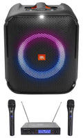 Portable Party w Partybox Compact Essential Speaker Mics JBL Encore LED+Wireless