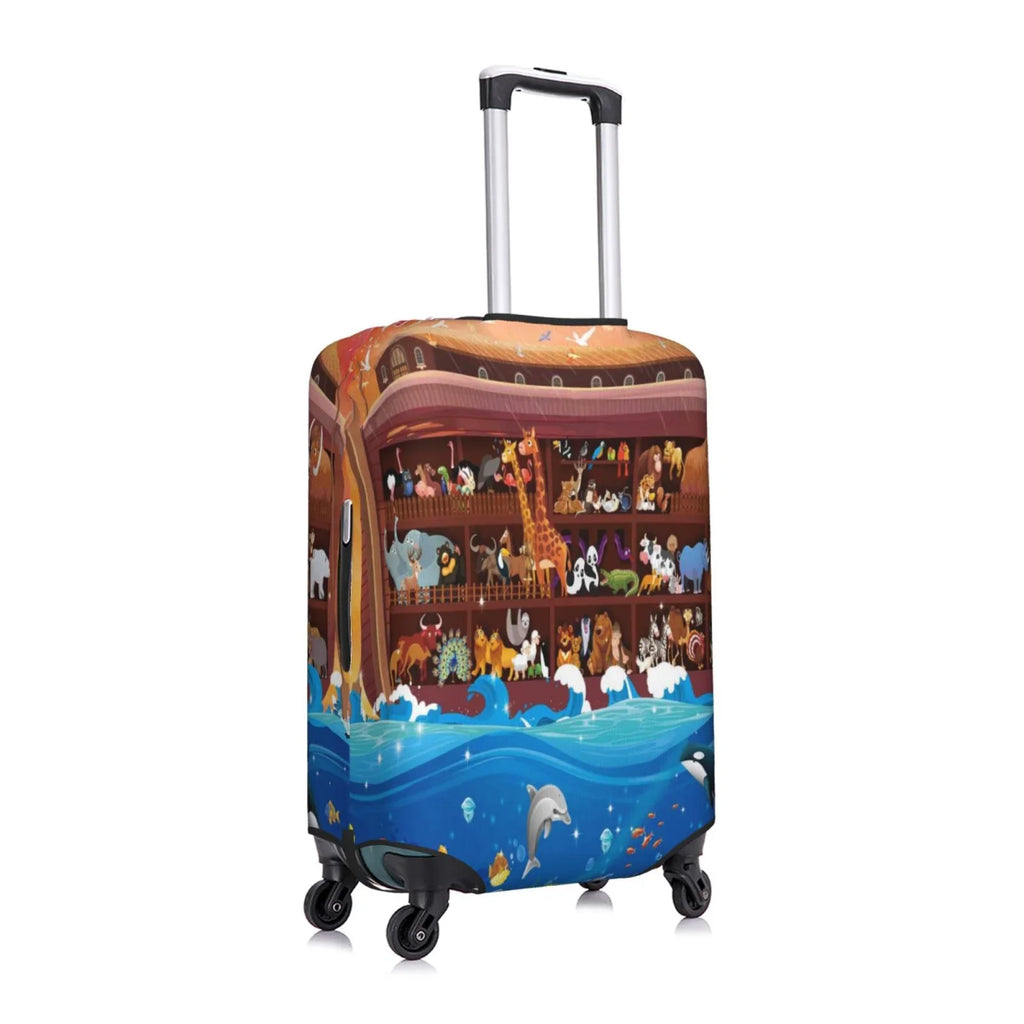 Noah'S - Ark2 Suitcase Fashion Cover Junzan Protector Luggage Washable Print On Inch Animals Luggage 18-32 Fits