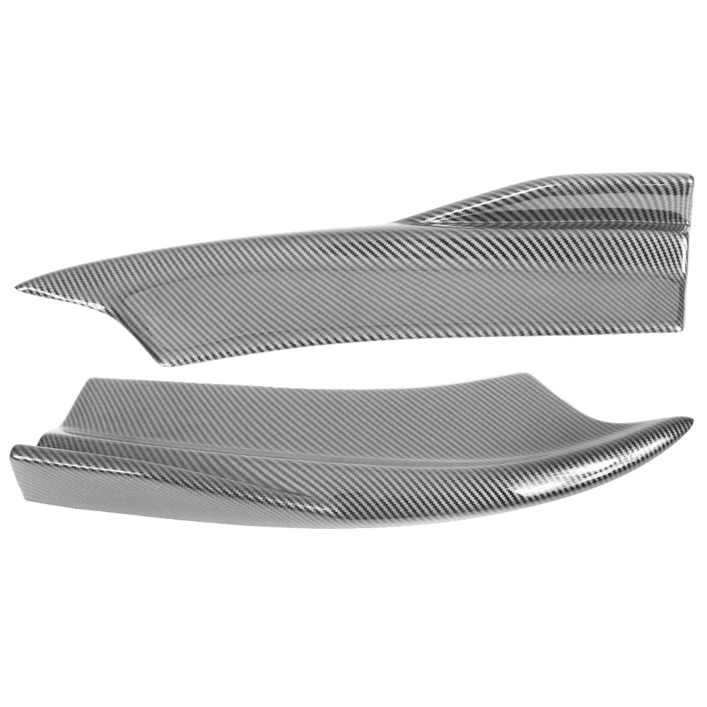 Style Charger Ikon Rear Fiber Motorsports Bumper Side Compatible Print with Lip Apron Carbon V2 15-23 Dodge