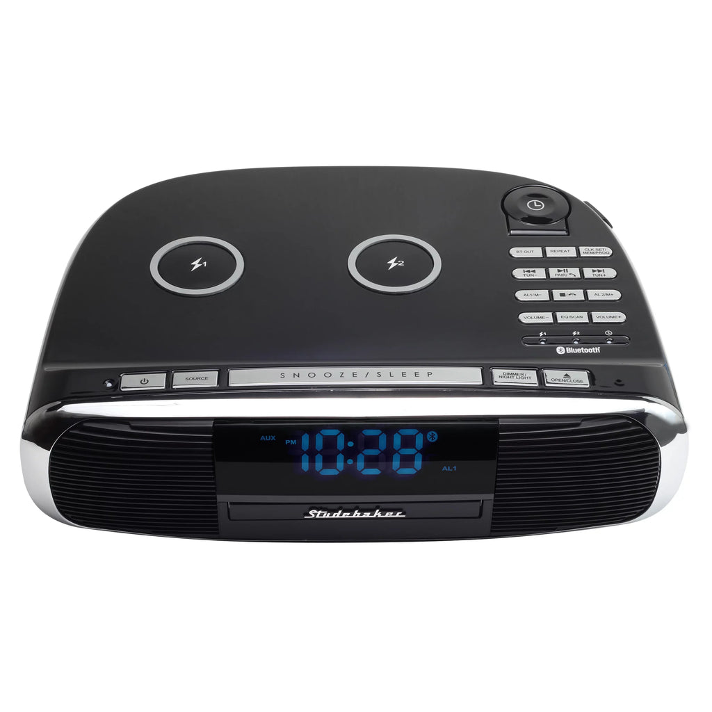 CD, HiFi Music System Radio, Workstaton Charging and FM Wireless with Qi Studebaker Station