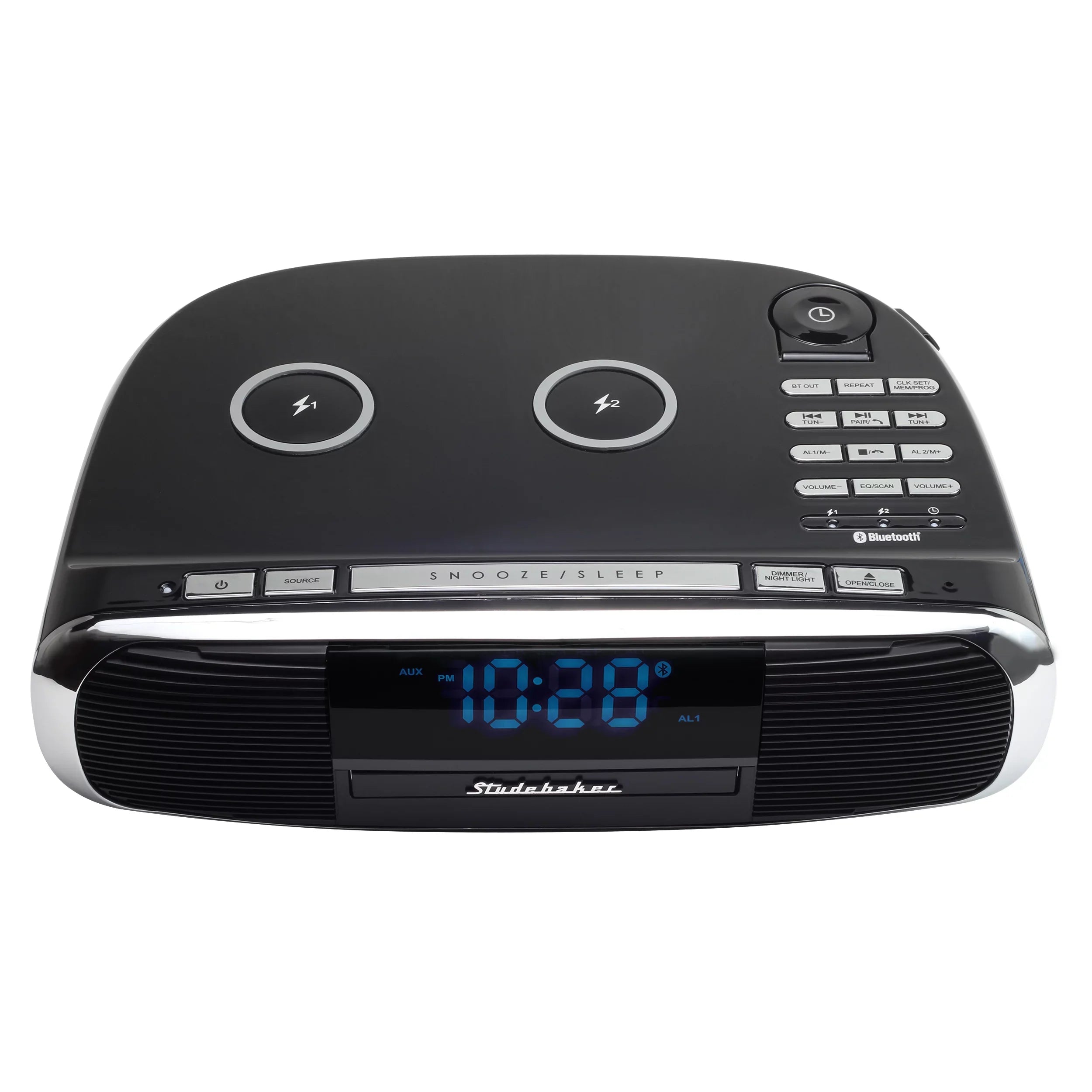 CD, HiFi Music System Radio, Workstaton Charging and FM Wireless with Qi Studebaker Station