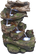 Illuminated Falls Garden Fountain Mesquite