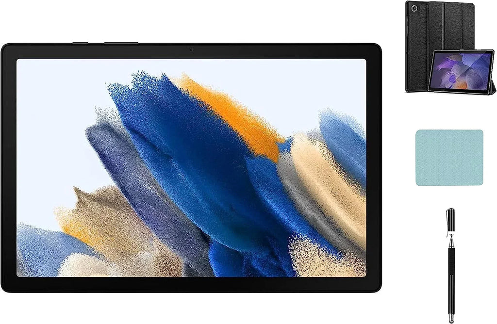Mazepoly Tab with Screen, SAMSUNG WiFi A8 (1920x1200) Gray Accessories Storage, 11 Tablet, 10.5'' Android Bluetooth, Touchscreen Android 128GB OS, Galaxy LCD