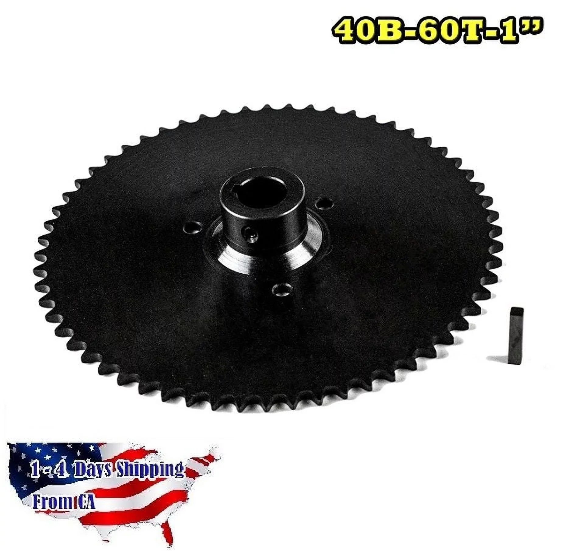 420 Bore 1" for Kart 60 41 Axle Live Chain Teeth Sprocket 40B60T Roller 40 Go