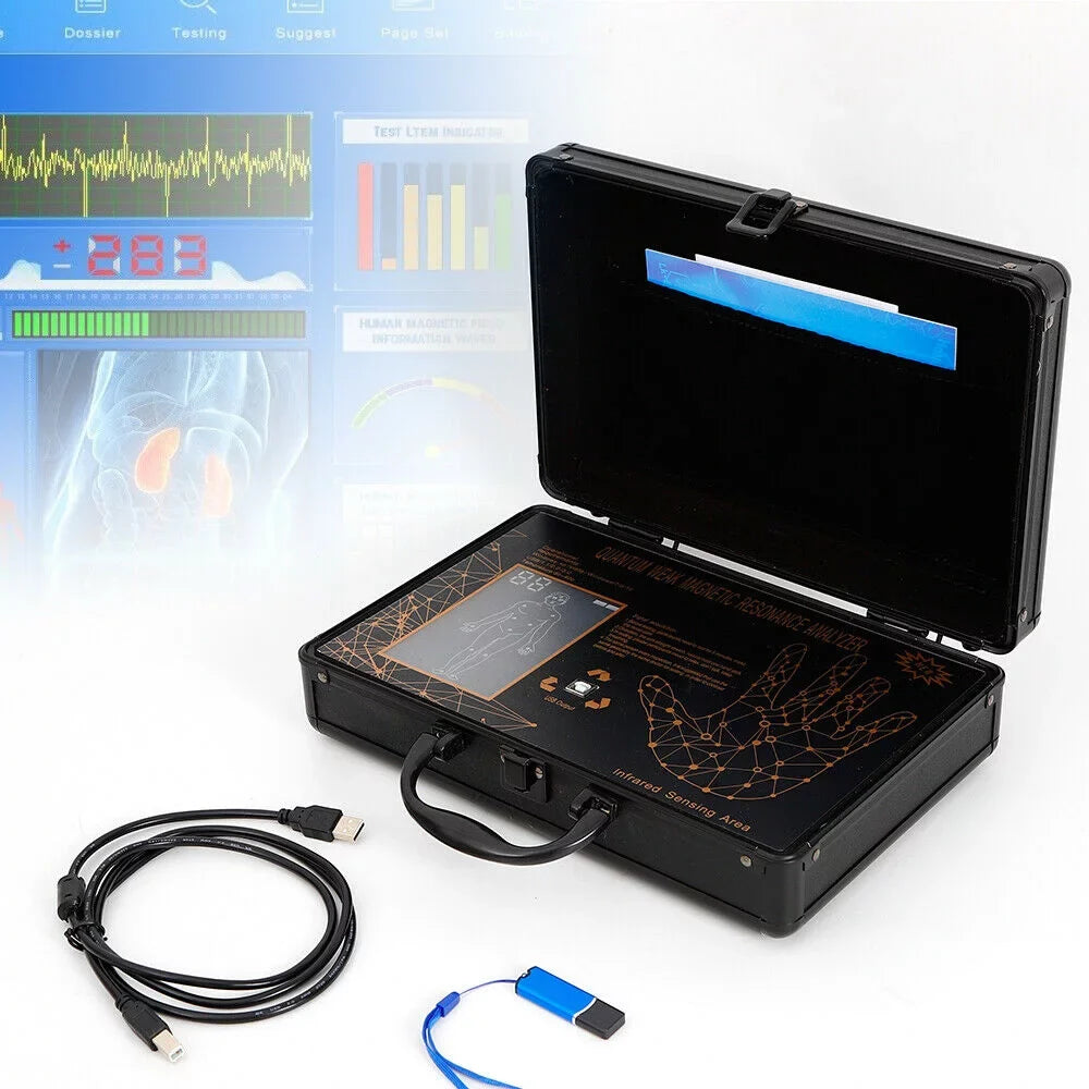 Hand Body Body Quantum Analyzer Touch Resonance 6TH Magnetic TOOL1SHOoo Black 4.7.0 Analyzer Health