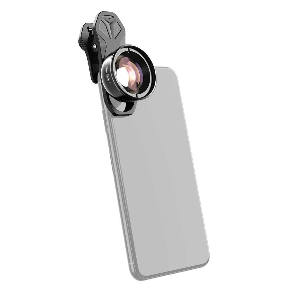 Lens Clip Detachable Coated Optical External Lens Aluminum Distance Shooting Accessory Multi-Layer 4K Macro Camera Cellphone 40MM-70MM HD Alloy