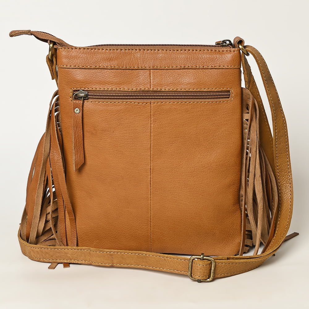 Leather OHA116 bag Wool women handbag Upcycled Hair-on Genuine HOBO purse OHLAY western OH