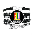 Love Kind Wristband Bracelet Knitting Is Love Rope Leather Is Twisted Patient Accessory Love
