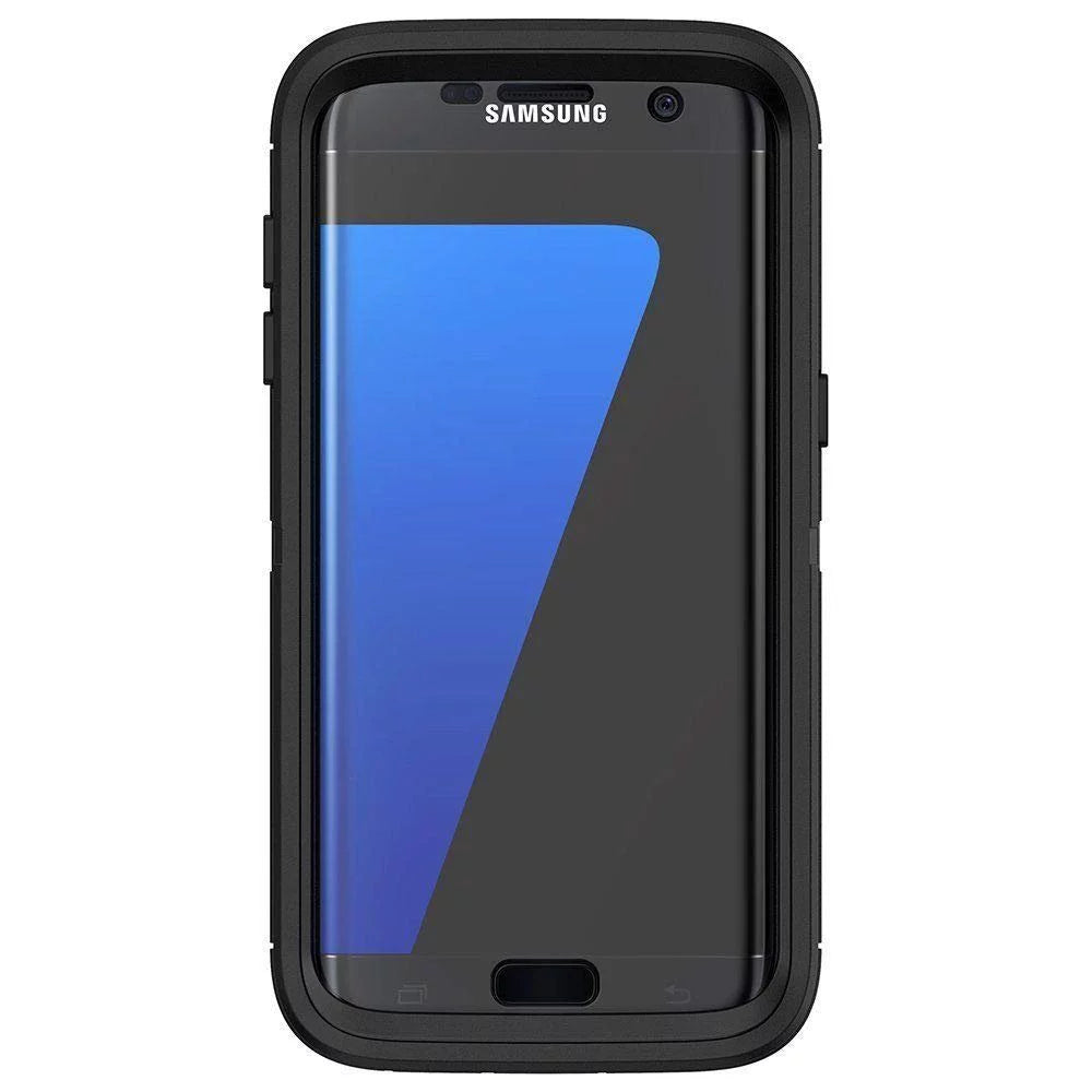 Protection (ONLY) OtterBox Galaxy Case Packaging Black Bulk Edge Samsung S7 Series - Defender for - Rugged