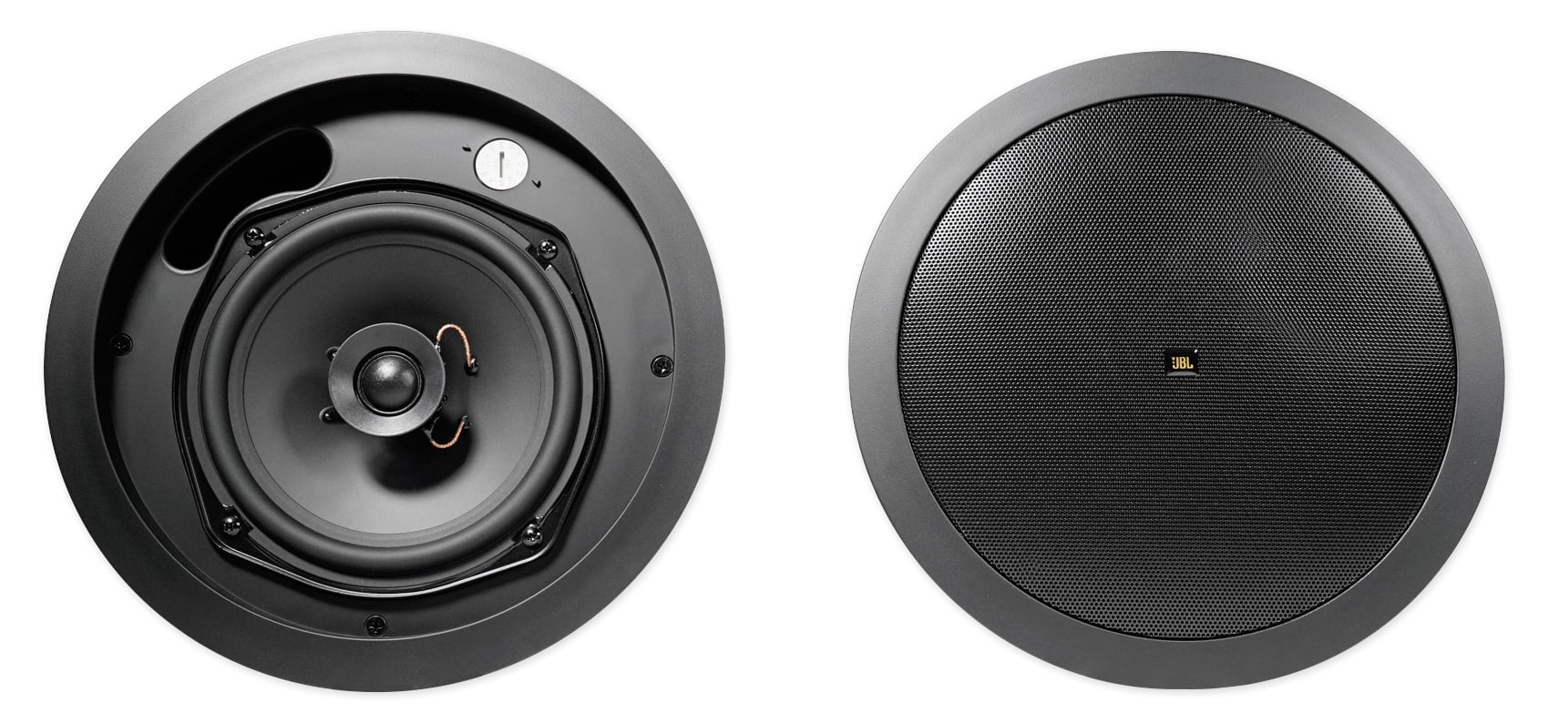 Restaurant/Bar/Cafe Background 6.5" Speakers+Amp Front JBL House+(4) of Black 4"