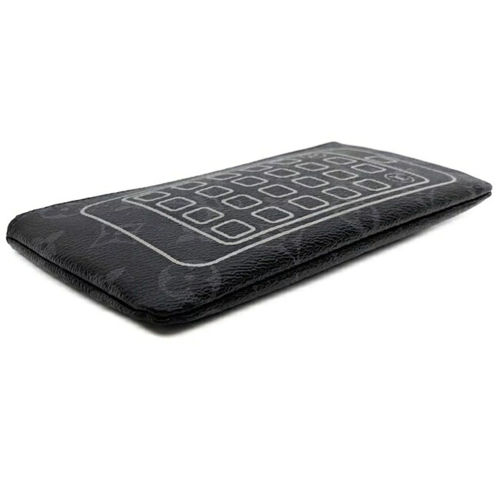 Louis Gray Black UB1137 Eclipse (Good) Hiroshi Pre-Owned VUITTON Fragment Monogram iPhone Fujiwara LOUIS Flash Vuitton Collaboration Rainbow M64433 Pouch