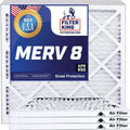 38x22.5x1a A/C 4-PACK 8 King | HVAC MERV USA MADE .75" IN | 38 x x Furnace Air | 22.5 Pleated | Size: Filter Filters Actual Filter