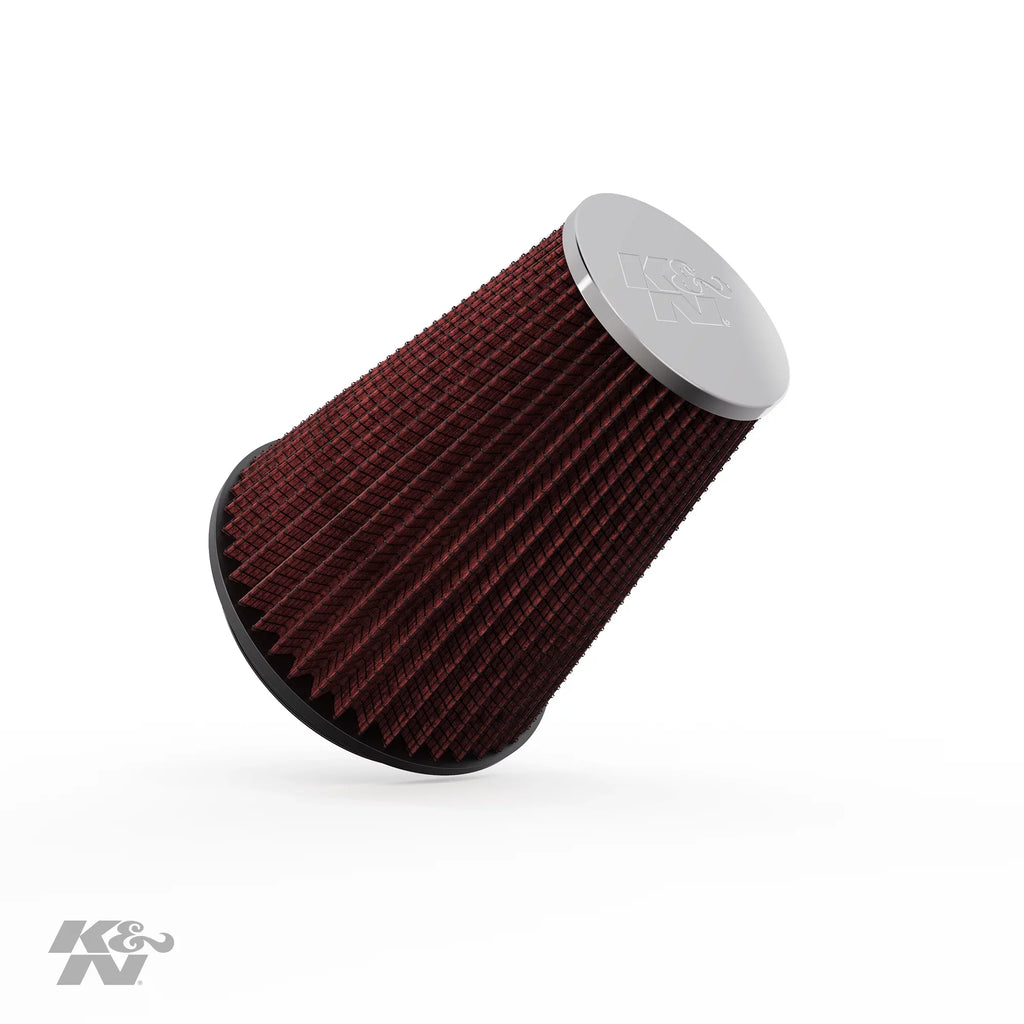 4.5 Reusable: Top Air Filter: 6 Tapered; Round Universal Base; Height; (152 Flange mm) ID; in Clamp-On Washable (229 (114 7.5 (191 in mm) 9 K&N RC-5046 in Engine mm) and , mm) in