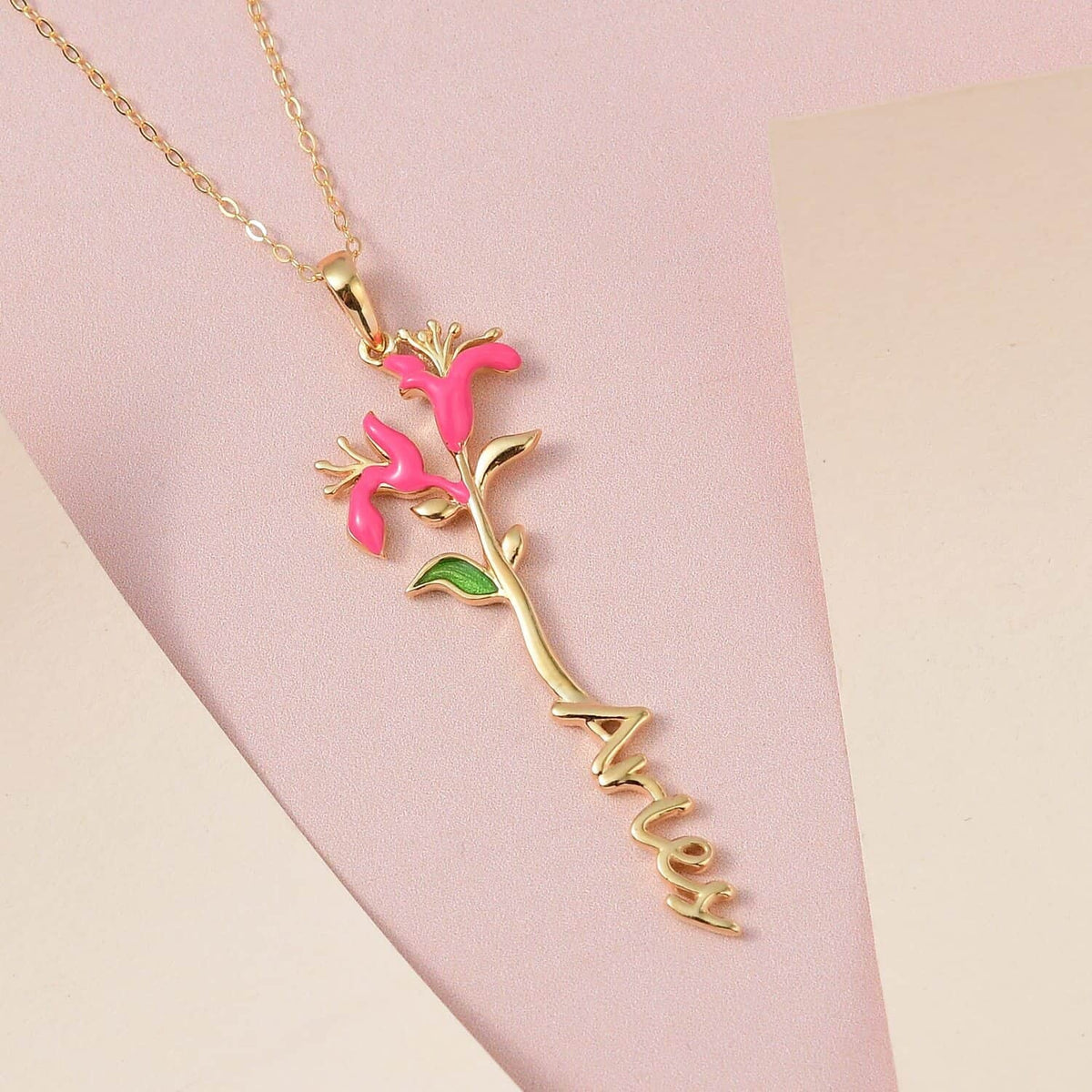 Pendant Sterling Size Aries Women Women Gold Birthday Birth Enameled Women Shop for for Jewelry Honeysuckle Gifts 925 for Plated 14K 16-18" Green Zodiac Silver Pink LC Yellow Gifts Necklace
