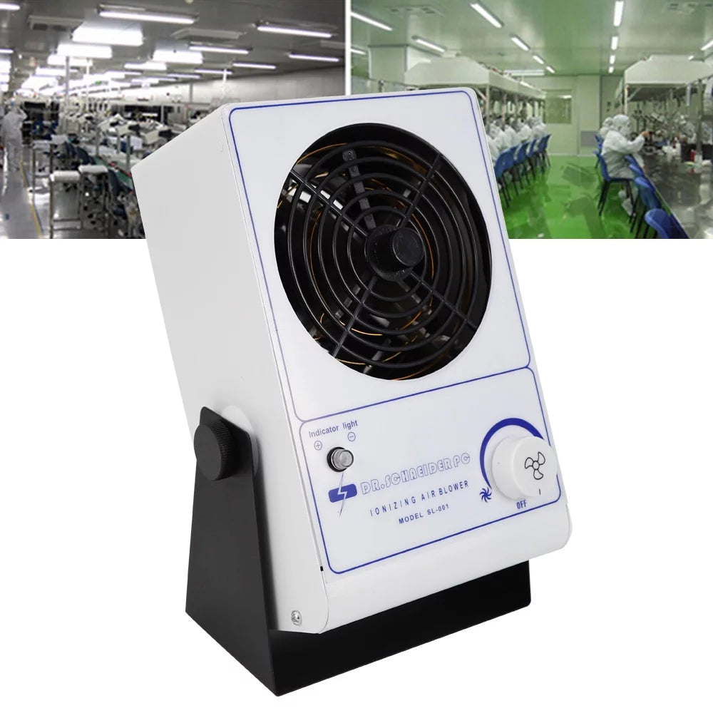 Machine Discharge Air Fan Anqidi Eliminator Static Ionizing Anti-Static ESD 60Hz Blower 110V Ionizer