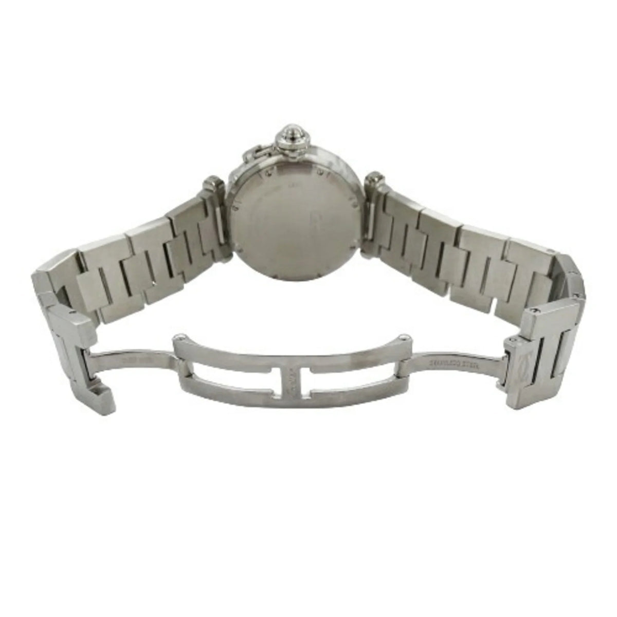 Steel, Quartz, Cartier Watch, Polished (Good) Pre-Owned W3140007, Pasha Miss Stainless Silver, Ladies SS,
