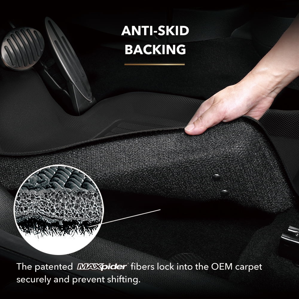 KAGU 3D compatible Set (BLACK) 2020-2024 with CHRYSLER Full Mat PACIFICA/VOYAGER Floor - MAXpider