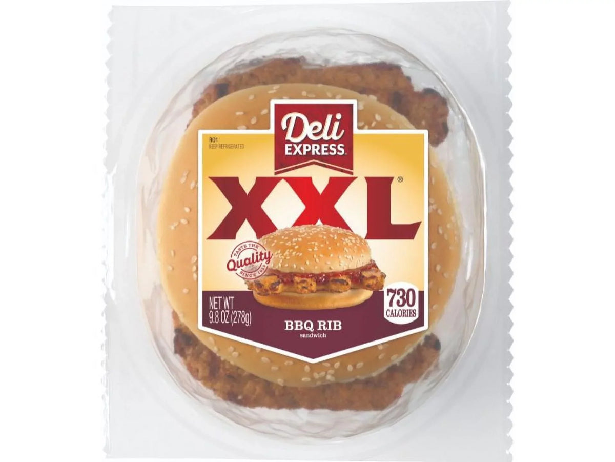 OF Deli Rib 6) (PACK Sandwich XXL Express BBQ 9.8oz