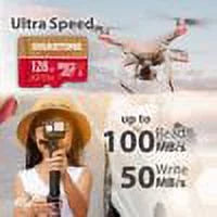 Pro, Switch Run Video 128GB (5x128GB) Recording, Gigastone 4K 5 Nintendo Pack Micro A2 Compatible, SD Card, SDXC R/W to 100/50MB/s, 4K Game App, Micro up