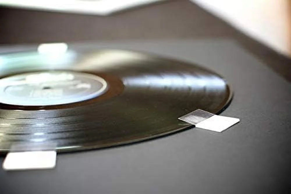 12" Picture / Frame Disc Display Vinyl Silver LP Record Matting Black Frame) (Brushed