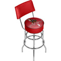 Red Clydesdale Budweiser - Back Swivel Stool Bar with