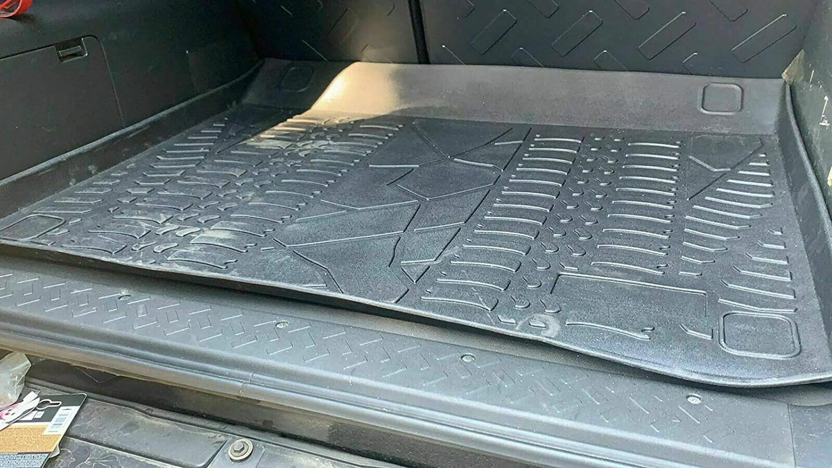 EA to Pre-Cut Mat Liner Trunk Lip Easy – Toyota Cruiser FJ – – Cargo for Weather-Resistant Design Install – – Rubber EACCESSORIES for Mats Trunk Trunk Cars Car Mat Raised 2007-2014 Laser Non-Slip with