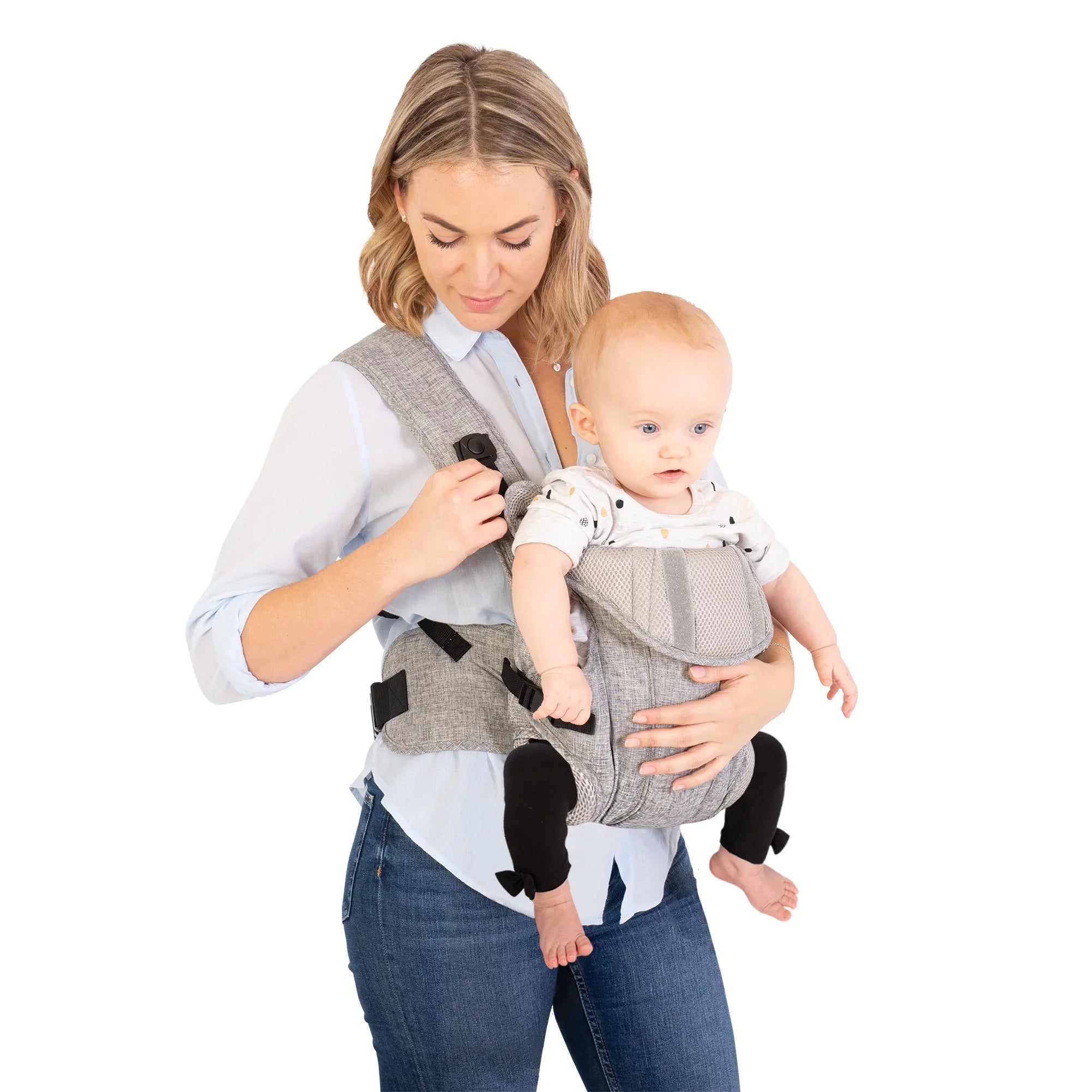Position Dreambaby 3-in-1 Oxford Baby Adjustable Carrier