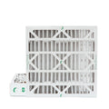 Pleated Inch 2 10 20x20x4 of 4" Size: Actual 19-1/2 Air MERV x 19-1/2 Pack Glasfloss. by x 3-3/4 Filters
